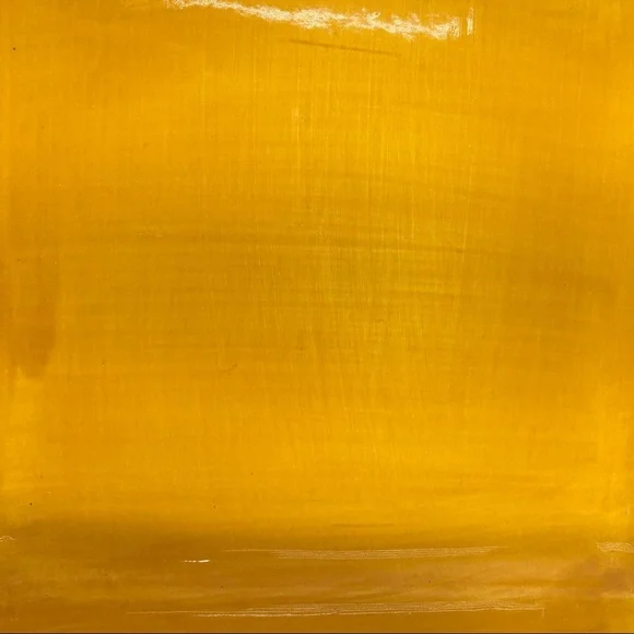 Pier 1 Imports Square 11” Dinner Plate Mustard - Picture 4 of 7